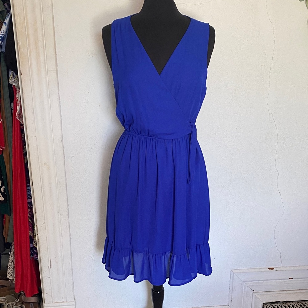P.S. Love Blue Sleeveless Dress Size M